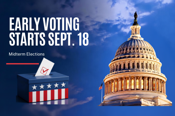 Early voting for the 2026 congressional midterms begins Sept. 18