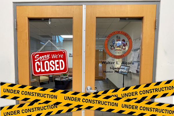 Hunter Mill District office closed for construction