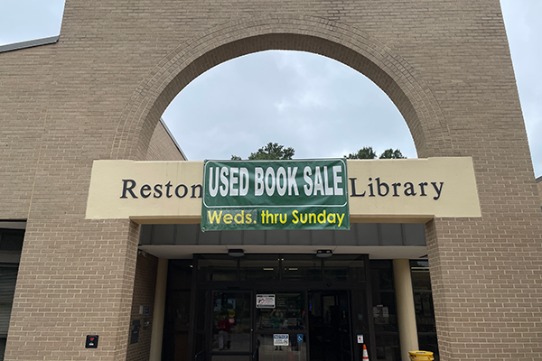 Reston Library used book sale
