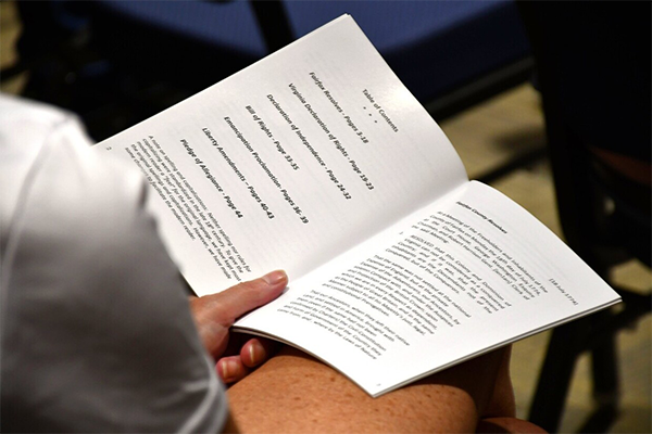 Vienna's foundational documents public reading event