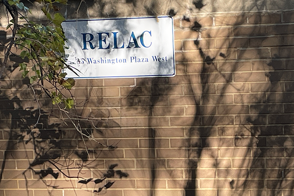A building sign for RELAC