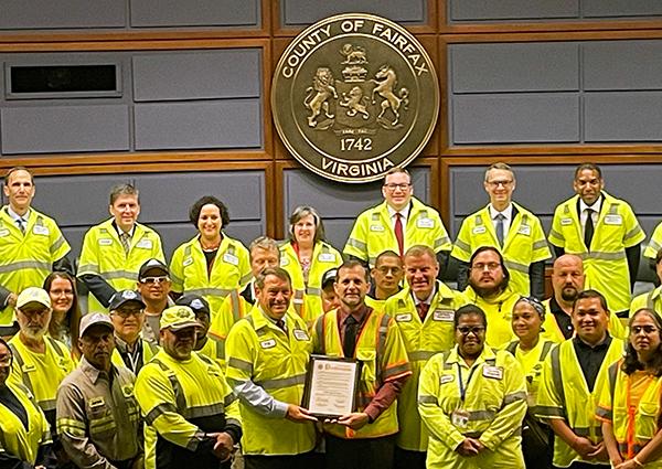 Board of Supervisors Oct. 22 Fairfax Recycles Day proclamation