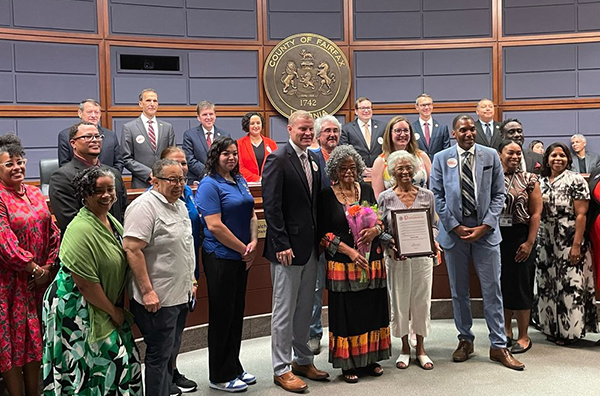 The Board of Supervisors recognizes Juneteenth with a proclamation