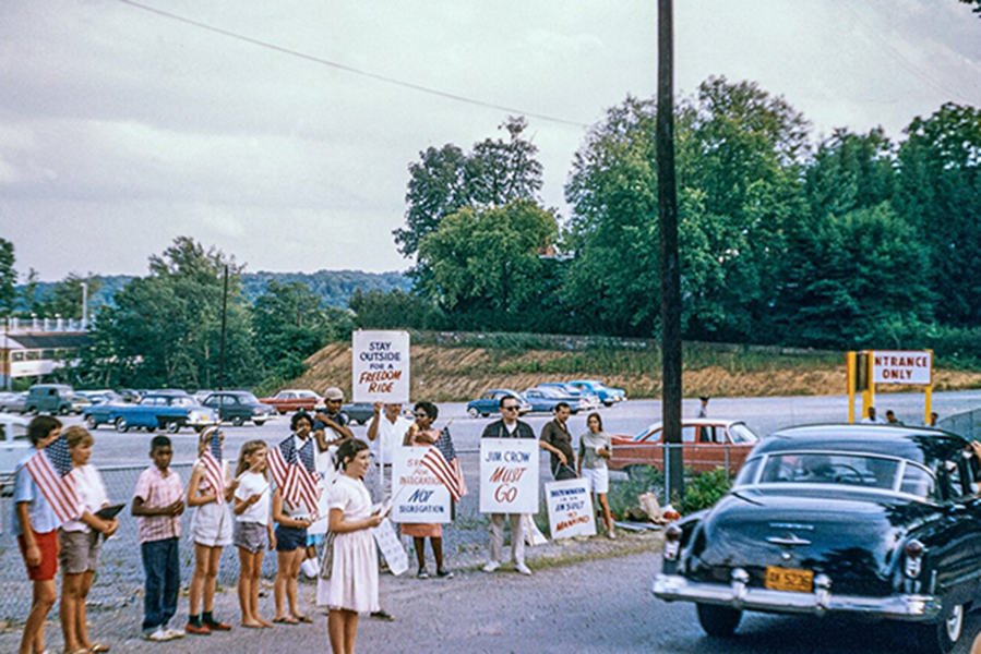 Civil Rights protest at Glen Echo