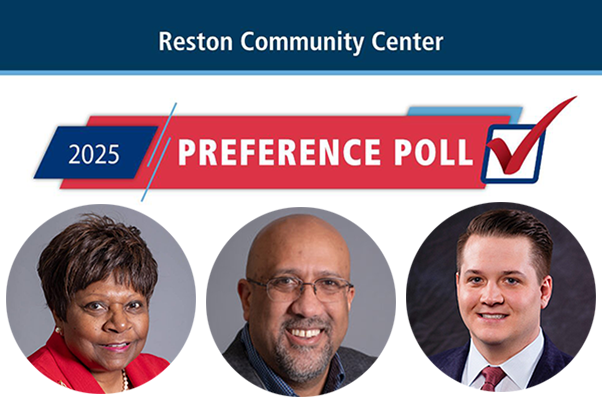 Reston Community Center Preference Poll candidates for 2025