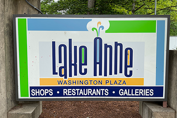 Lake Anne Sign