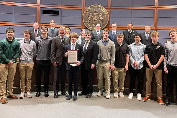 Recognizing James Madison students who bought a Jeep Wrangler for Francis Apraku  