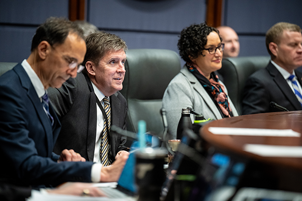 Walter at Board of Supervisors meeting