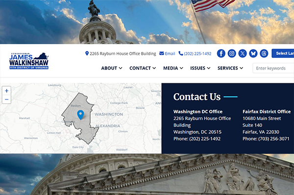 How to contact Congressman James Walkinshaw
