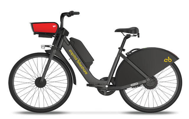 A Capital Bikeshare ebike