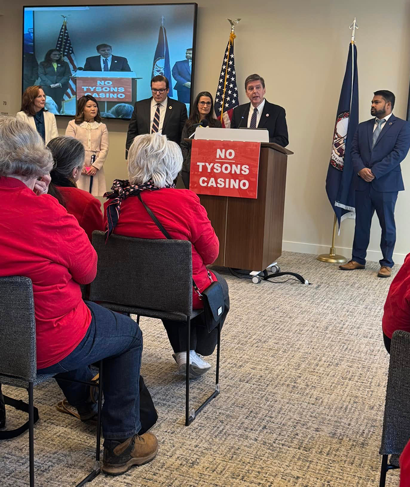 No Casino news conference on Jan 15 2025 in Richmond