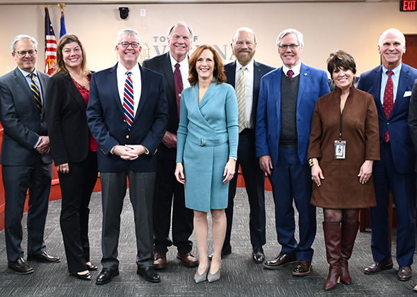 Vienna Town Council sworn in on Jan. 2 2026