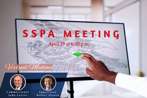 SSPA virtual meeting on April 29 with Walter and Joh Carter