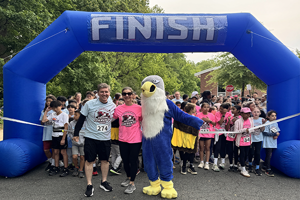 Fairfax County Supervisor Walter Alcorn at the 2026 Falcon Fun Run