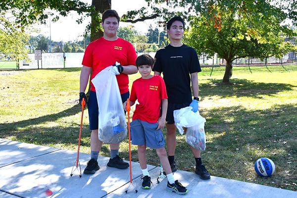 Town of Vienna cleanup day participants