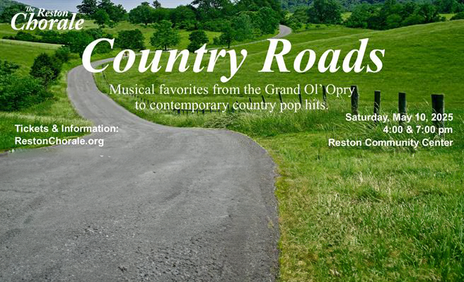 Reston Chorale performs County Roads May 10 2025