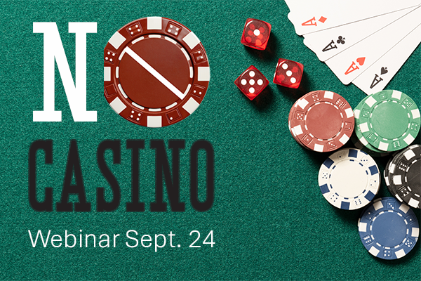 No Casino webinar on Sept. 24