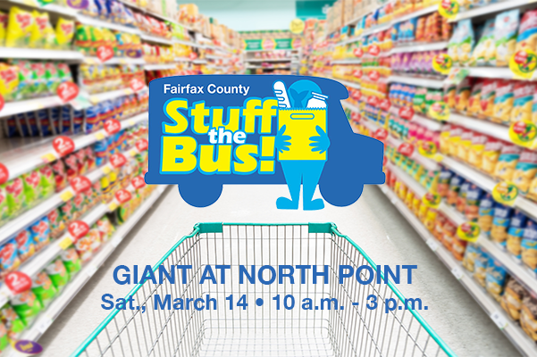 Stuff the Bus on March 14 2026 at the Giant at North Point in Reston