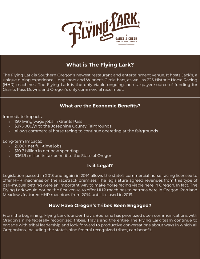 The Flying Lark economic impact flyer.png