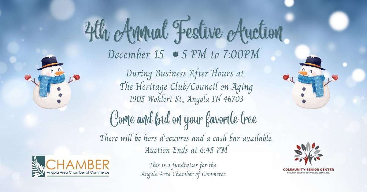 What's happening at the Angola Chamber this week - December 8, 2022