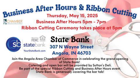 Service Hours Ribbon May Business After Hours & Ribbon Cutting