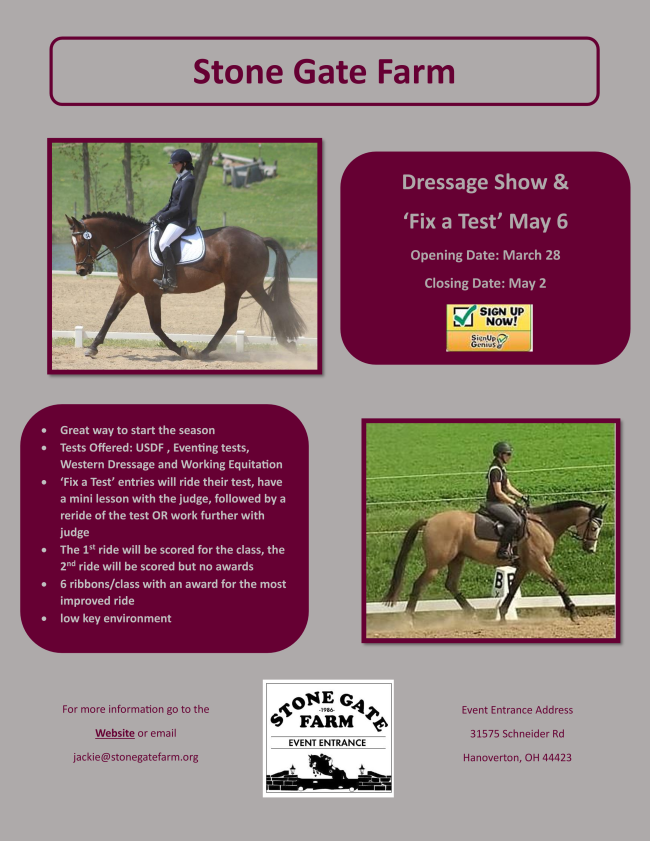 It's Officially Spring Winona Horse Trials is NOW OPEN and much more