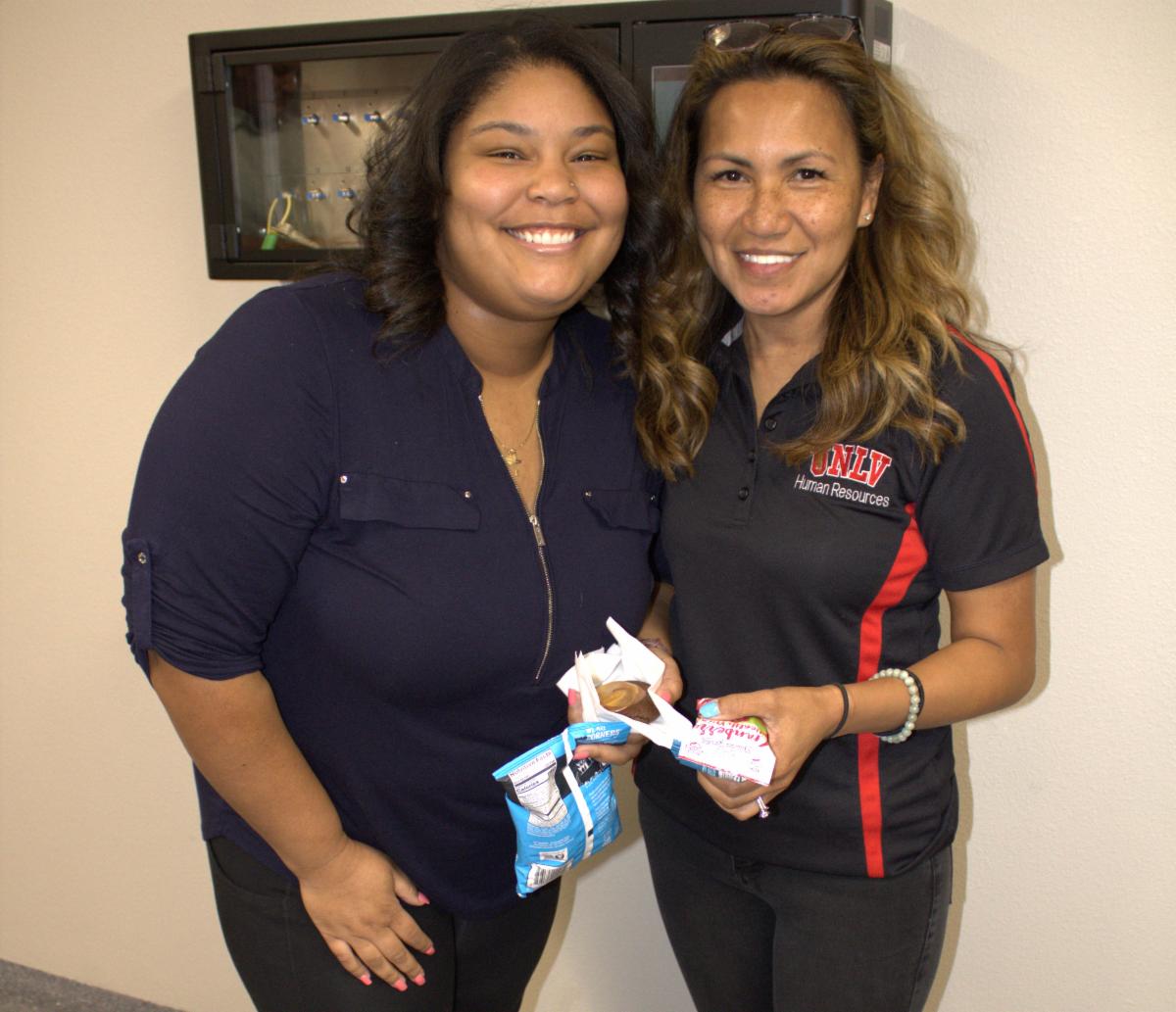 UNLV Business Affairs employees celebrating Fix Your Content Day accomplishments on May 31, 2023 in the Campus Services Building.