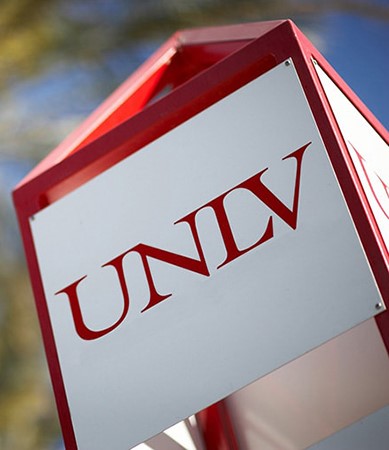 Photo of UNLV sign