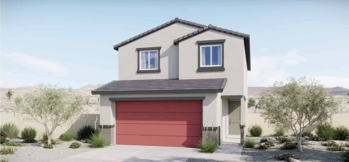 Two-story home in the Signature Homes Paradise Trails community