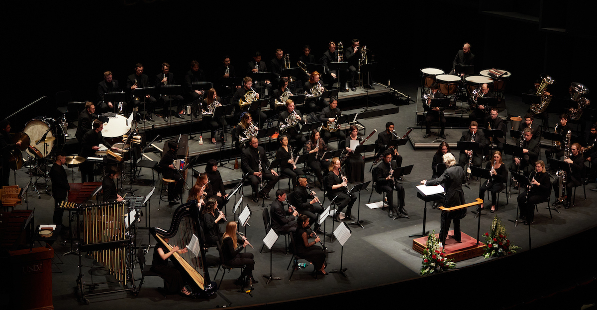 UNLV Wind Orchestra plays the President's Concert
