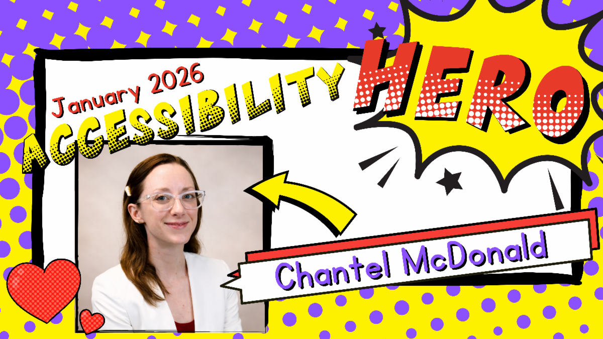 Chantel McDonal UNLV Accessibility Hero for Jan 2026