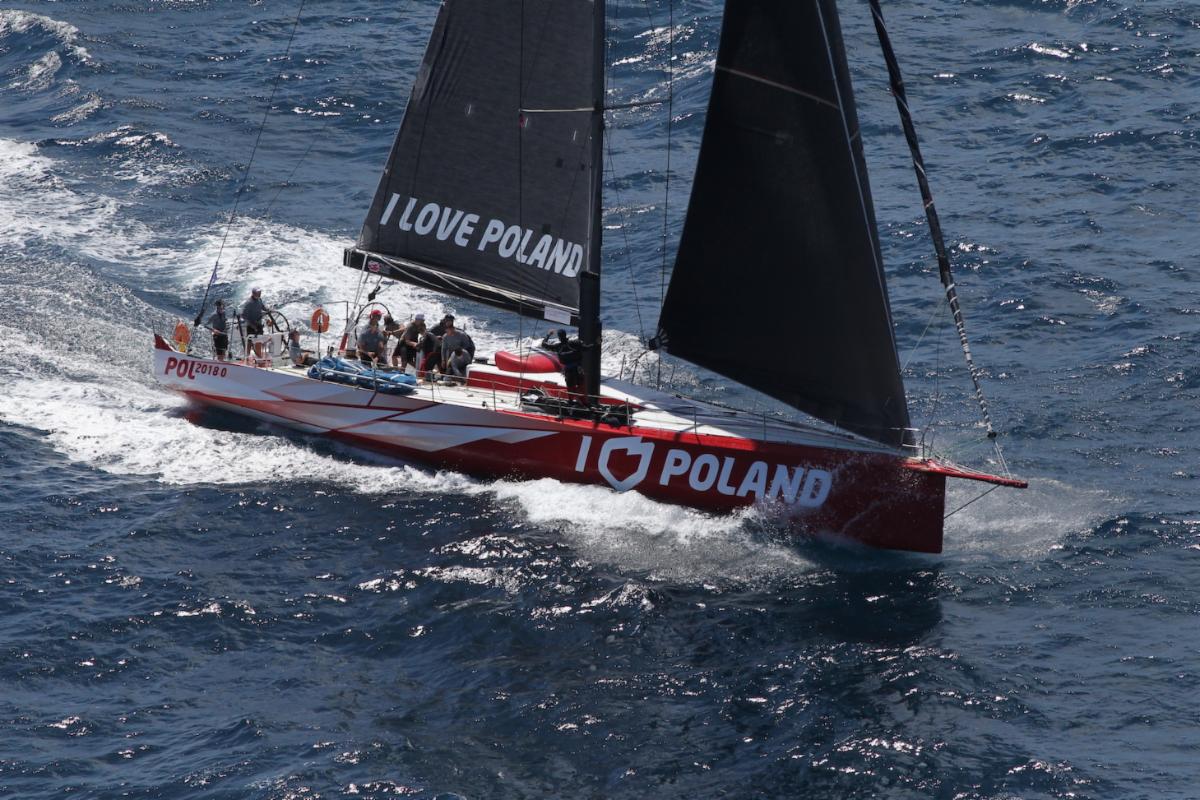 VO 70 I Love Poland, skippered by Conrad Lipski s a familiar sight in offshore races, including the Rolex Middle Sea Race.  Image from the 2022 RORC Caribbean 600 © Tim Wright/RORC