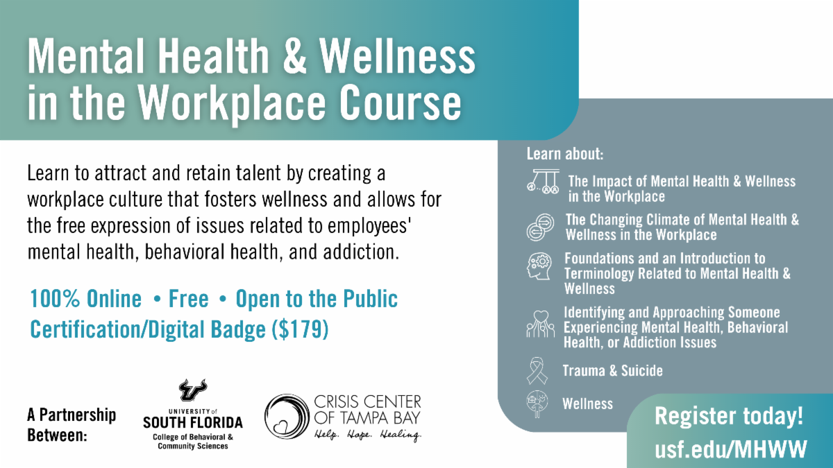 Free Online Course Mental Health & Wellness in the Workplace