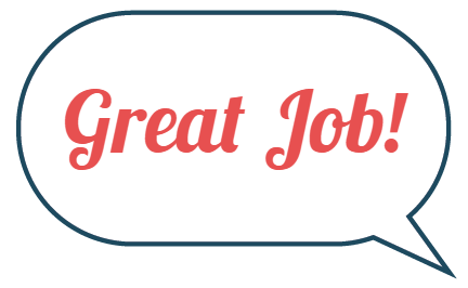Great job!