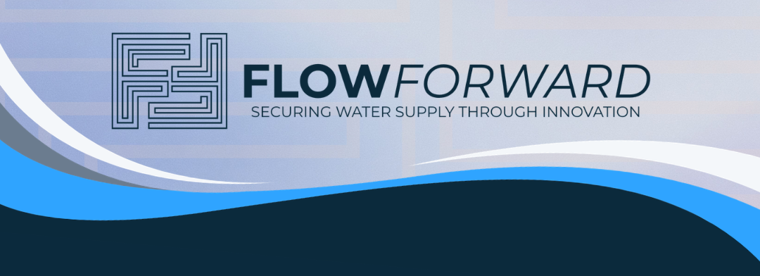 Picture featuring the words of the OC Water Summit theme, flow forward
