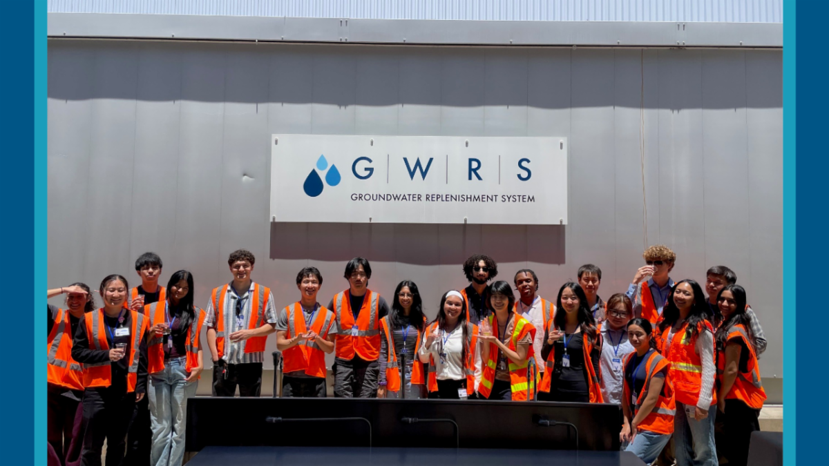 Picture of a group taking a tour of the GWRS