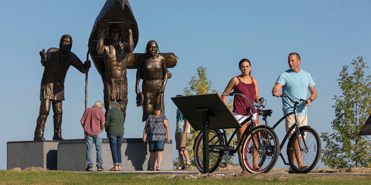 Spirit of the River Sculptures Manitowoc WI