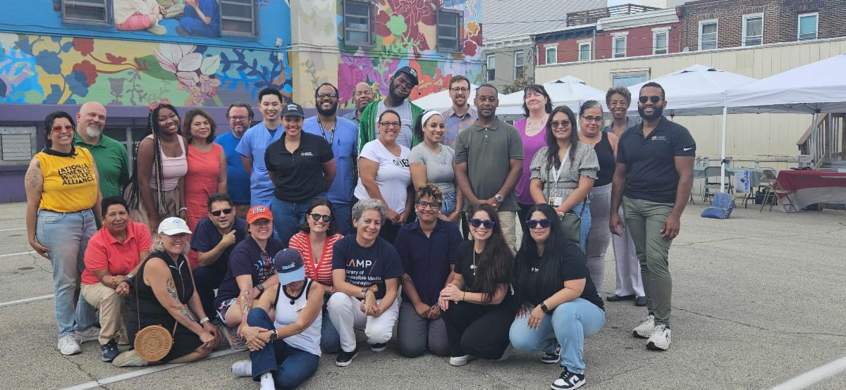 A group of vendors that attended the Philadelphia Bilingual Disability Resource Fairs.