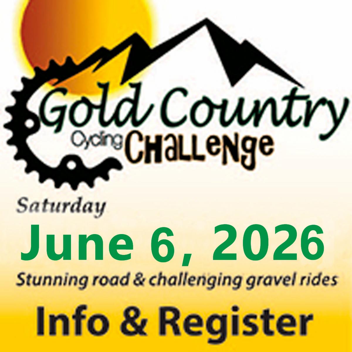 Gold Country Cycling Challege ad 2026