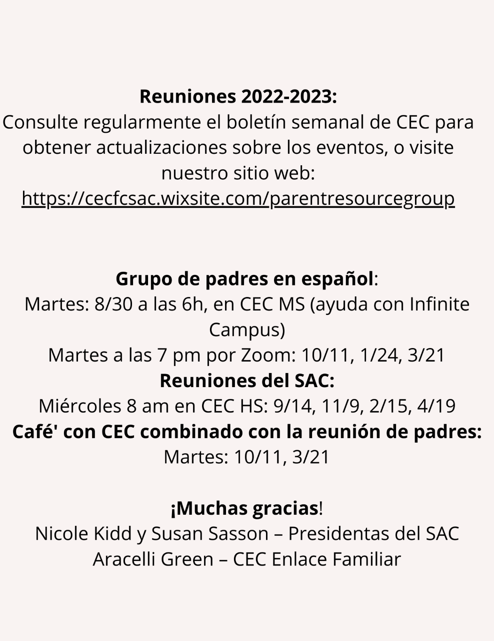 cecfc-middle-school-newsletter
