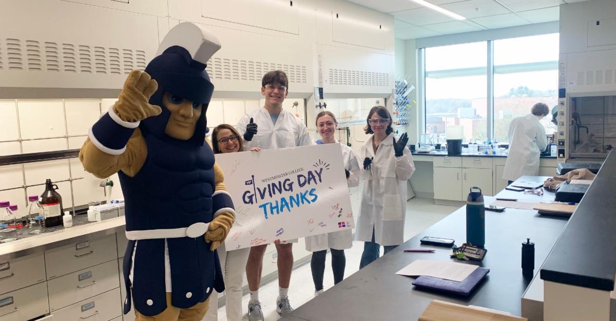 Giving Day Lab Students