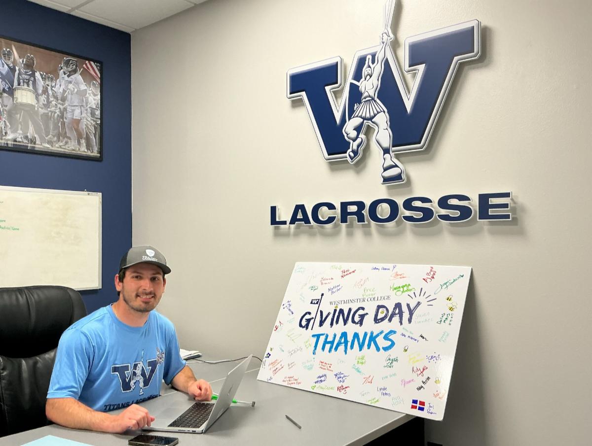 Lacrosse Coach on Giving Day