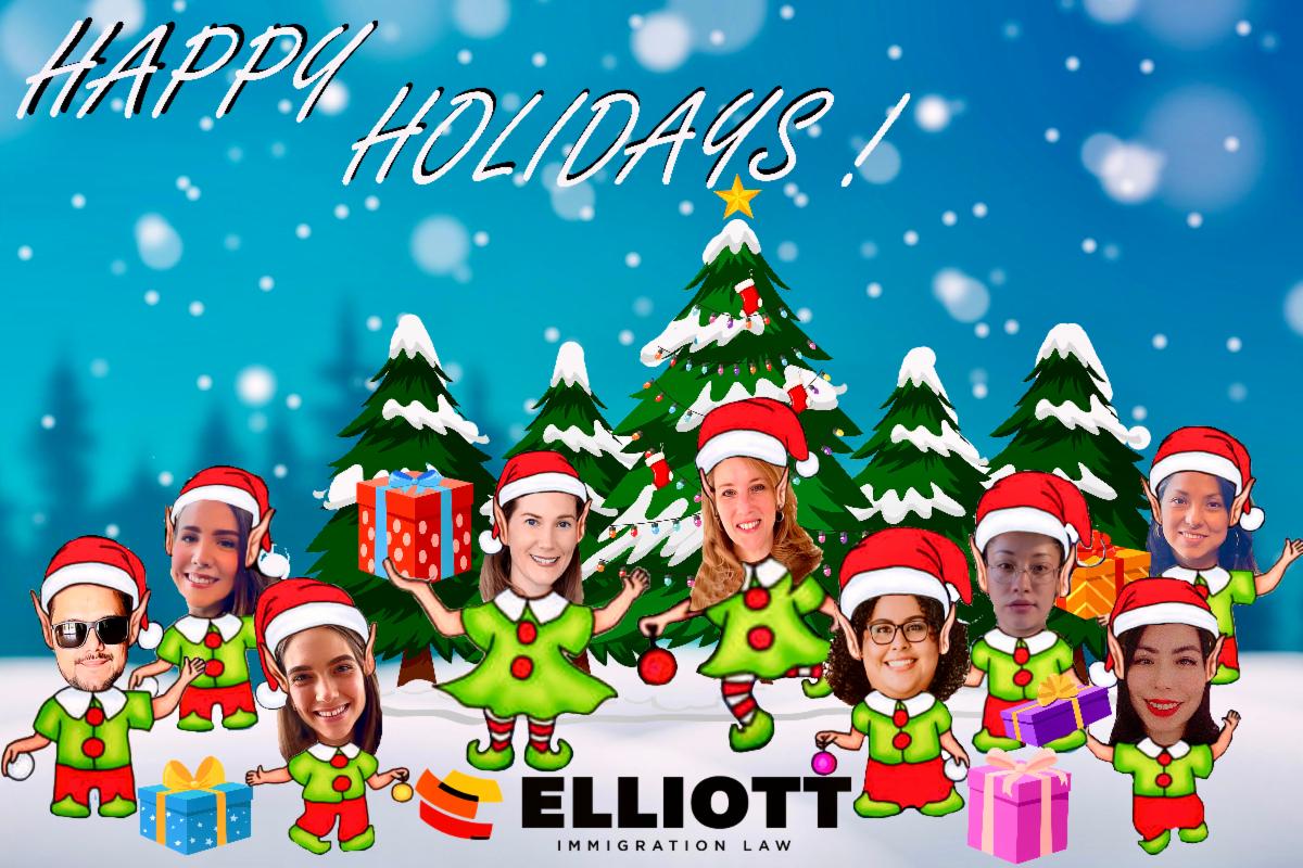 Happy Holidays from Elliott Immigration!!