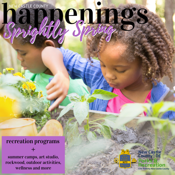 happenings header sprightly spring