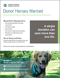 Wheat Ridge Blood Donor Heroes Wanted ad