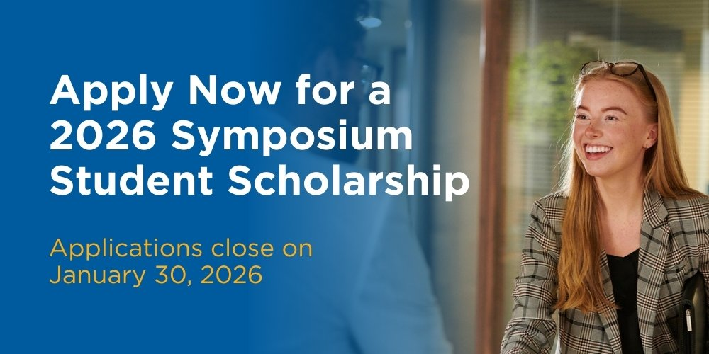 Apply now for a 2026 symposium student scholarship applications close on January 30 2026