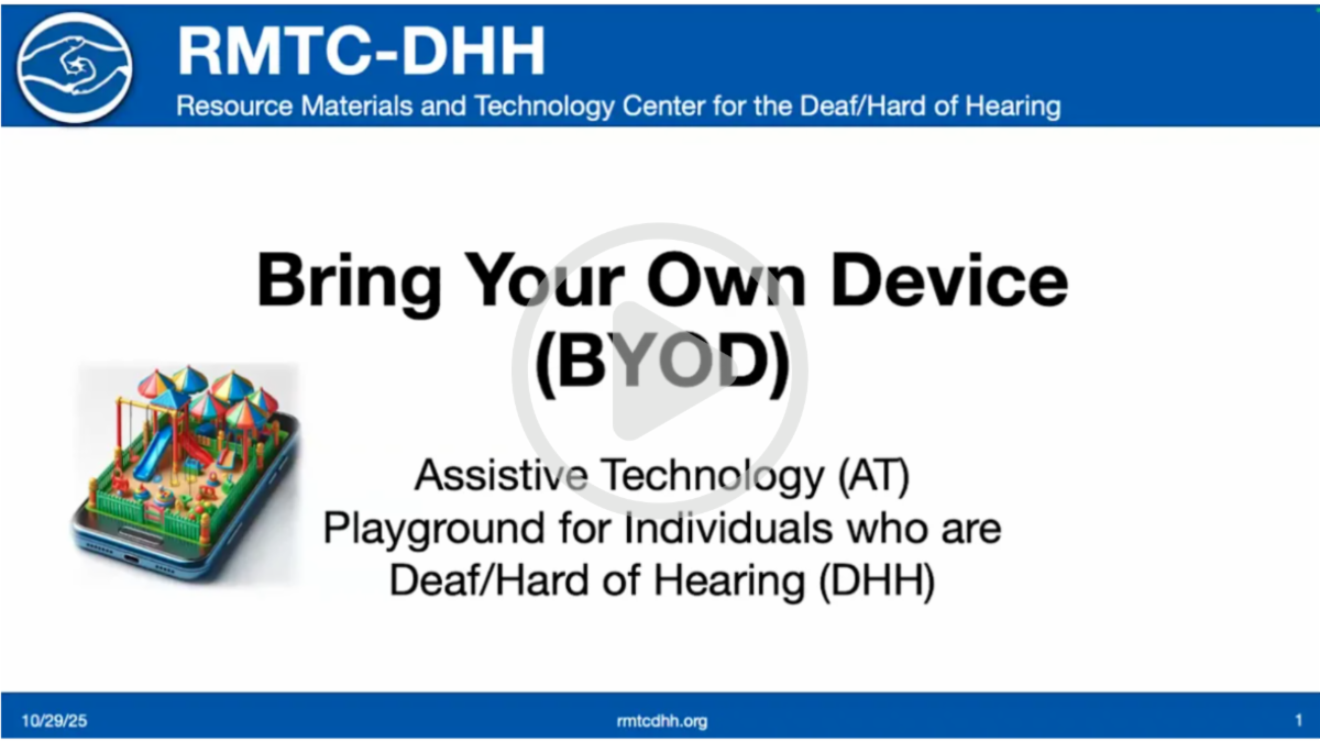 BYOD presentation screenshot