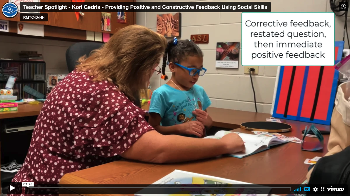Video of Kori Gedris Teacher Spotlight