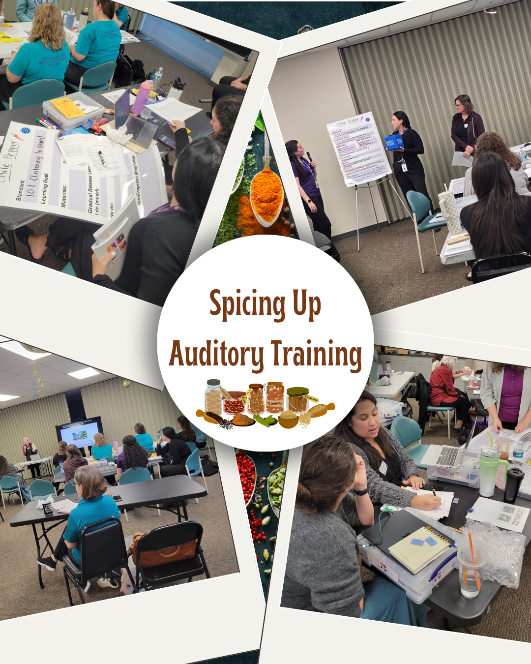 Participants participating in Spicing up Auditory training