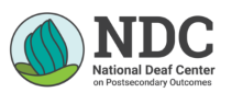National Deaf Center for Post Secondary Outcomes Logo